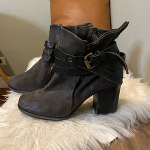 A.S 98 Italian Leather Booties